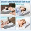 Neck and Shoulder Pain Relief Memory Sponge Pillow Slow Rebound Breathable Deep Sleep Neck Pillow Soft Cool Neck Pillow
