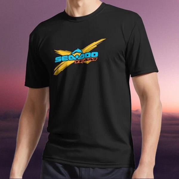 

New Shirt See Doo Watercraft Pontoon Je- Active Logo T-Shirt Funny Size S to 5XL XL