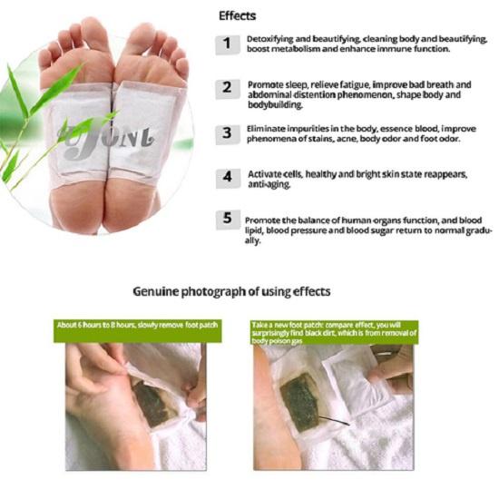 Premium Quality Foot Stickers For Cleansing And Detox Energize Your Body