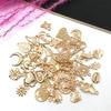 HappyHome Charm Parts Pendant Top Accessory 100 Pieces KC Gold DIY Handmade Accessories