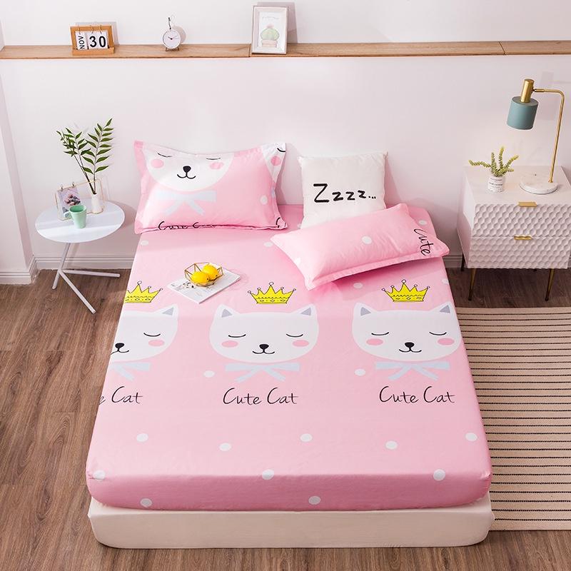 

Новинка 2023 года, маленькая свежая простыня, мягкая и удобная многоцветная простыня для односпальной кровати, защитная простыня для матраса, простыня (Исключая наволочки) 90x200cm