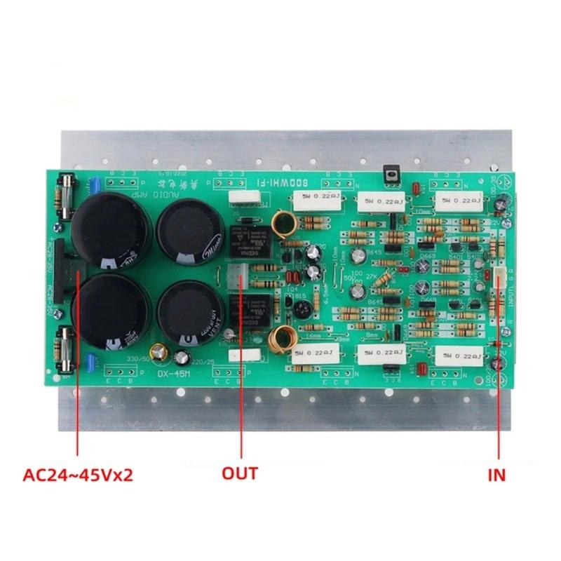 Powerful Amplifiers Board 45MT A1943/C5200 400W 2 Highly Power Highly Voltages Easy Installation , Strong Output