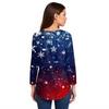 Women's Loose Round Neck Christmas Print Long Sleeve T-Shirt Top Pullover
