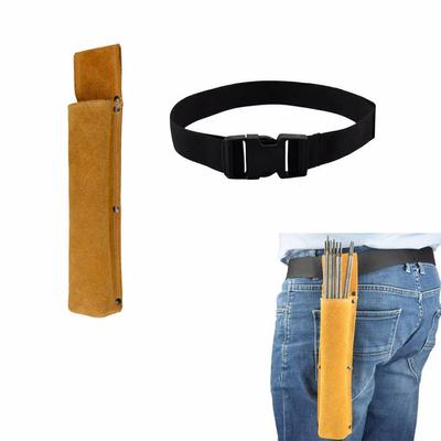 Custodia Portabastoncini per Saldatura Resistente all'Usura Porta-Cintura Pelle di Vacchetta