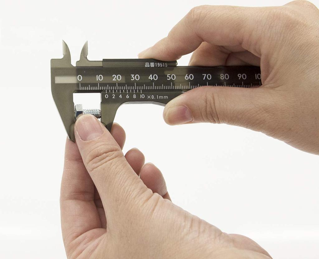 Shinwa Sokutei Plastic 19515 Caliper, Pocket, 100mm,