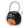 Kids Ornament Trick Or Treat Props Halloween Decoration Storage Bucket Gift Basket Candy Bag