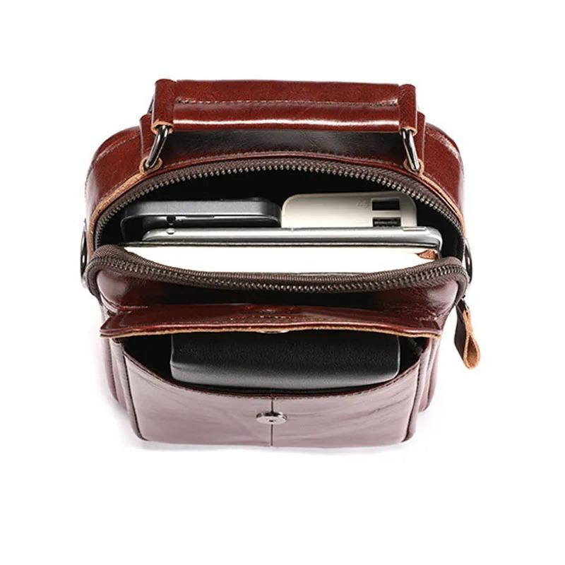 Neue Herrenhandtasche aus Rindsleder Mode Umhängetasche Geschenk für Ehemann Handtasche mit großem Fassungsvermögen Umhängetaschen Designertasche