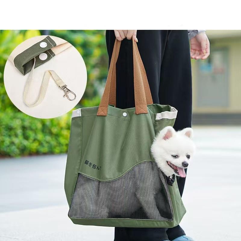 Cat Bag for Cross-body Carrying, Dog Bag for Outdoor Use, Adjustable Large-capacity Shoulder Bag,handbag, Portable Pet Bag