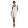 Women Square Neck Sleeveless Shift Dress Casual Summer Solid Color A Line Dress with Pockets