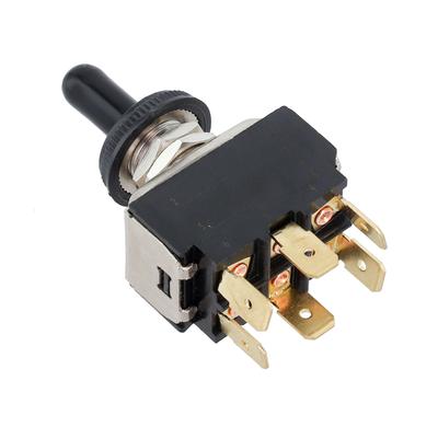 6-pin Switch Dustproof Toggle Switch High Voltage Rating 250V Reliable In Dusty Environments Dpdt Toggle Switch Color Black