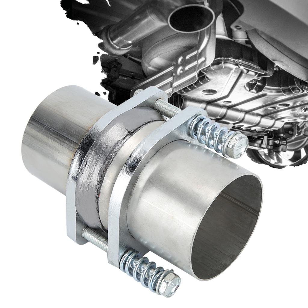 Universal 3in Stainless Steel Quick Fix Exhaust Spring Bolt Flange Pipe Repair