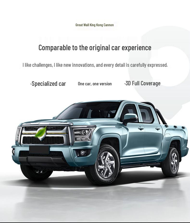 2023 Great Wall King Kong Cannon All-Season Seat Cover for Gasoline & Diesel Models