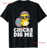 Chicks Dig Me Easter Funny 2025 T Shirt Vintage Comfortable Casual Slightly Homme Stretched Unisex Stylish Breathable