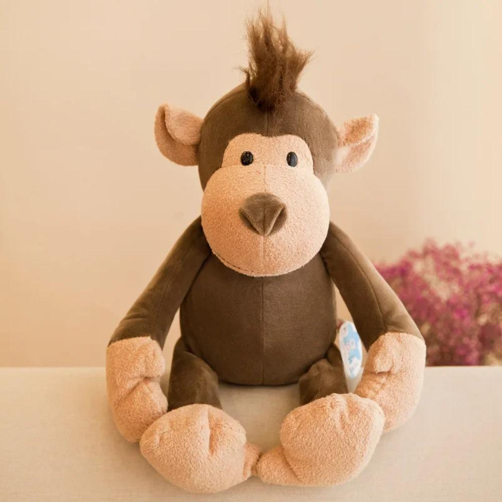 25CM Kawaii Animais da Selva Pelúcia Animais da Floresta Pelúcia Cachorro Zebra Elefante Leão Raposa Girafa Brinquedos Infantis Boneca Presente de Aniversário