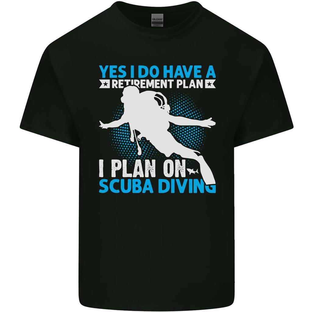 Scuba Diving Retirement Plan Funny Diver Kids T-Shirt Childrens