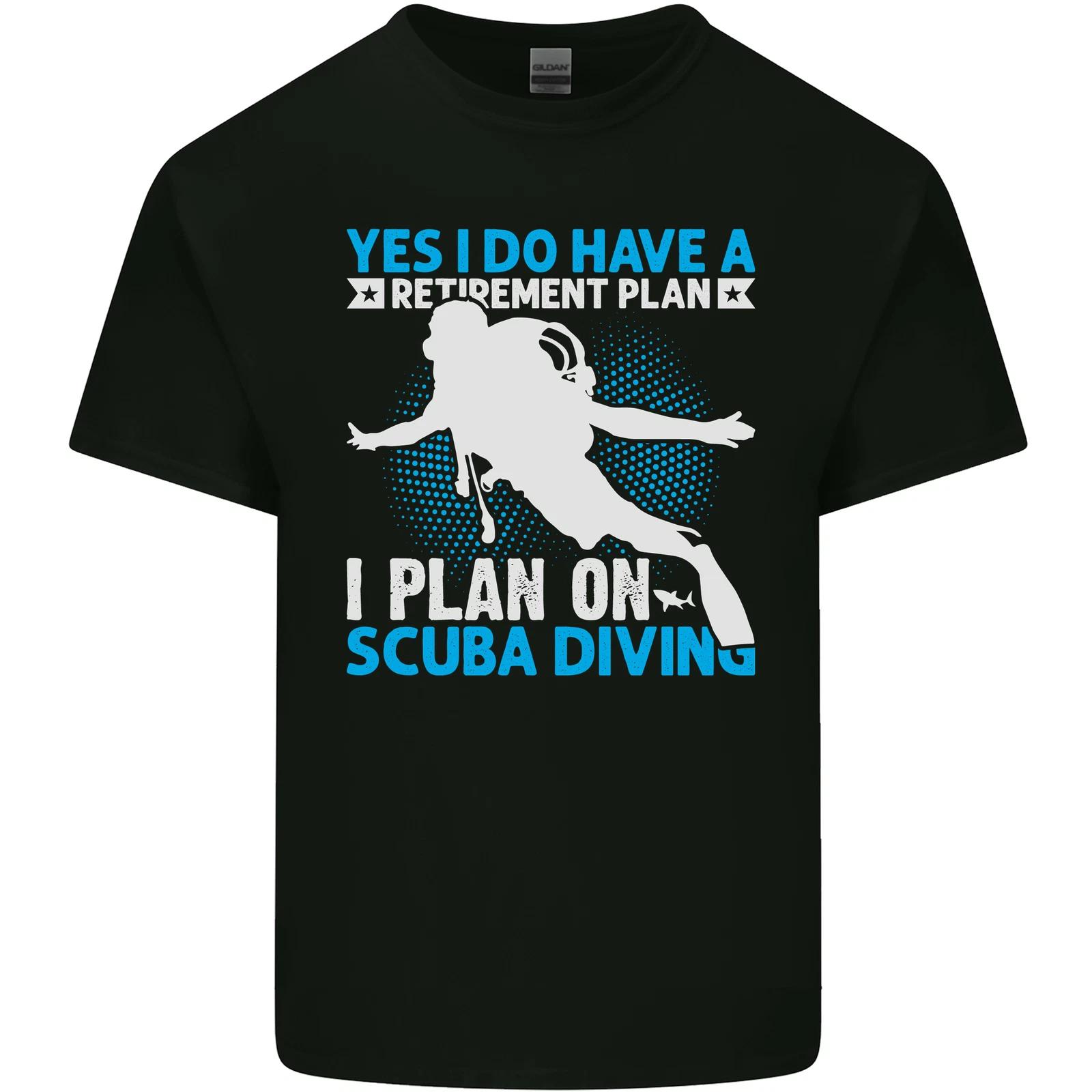 Scuba Diving Retirement Plan Funny Diver Kids T-Shirt Childrens 4XL