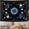 VIKAMA Bohemian Floral Mandala Tapestry Home Decor Suitable for Living Room Bedroom Dormitory Office or Feature Wall