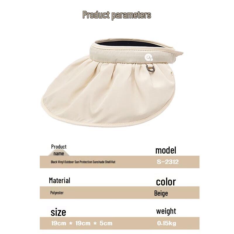 Quyoubang Outdoor UV-Schutz Sonnenhut