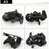 Mountain bike universal rear derailleur A3, suitable for mountain/road bikes, easy installation, riding accessories