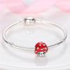 925 Silver Fruit Series Charms Strawberry Cherry Avocado Lemon Beads Fit DIY Bracelet Women Jewelry Girl