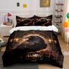 "Raven Skull Gothic Bedding Set" Bedding Duvet Cover Set Duvet Cover Pillowcases (1 * Duvet Cover 2 * Pillowcases, without duvet insert)