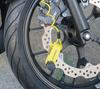 KOMINE Motorcycle Reminder Disc Lock Yellow LK-114