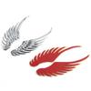 Car Auto Motorcycle Body Sticker 3D Eagle Angel Wings Badge Style Metal Aluminum Decals Silver/Gold Exterior Accessories