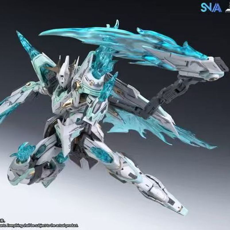 1/100 Scale Guochuang Chinese-Created Mecha Snaa Yanhuang - Emperor Series: Soul Of Azure Flame Model Kit Collectable Decoration Premium Quality