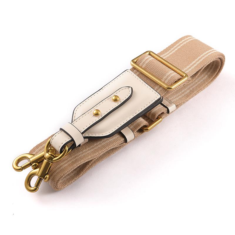 Ma Huang Shi Adjustable 4.5CM Webbing Bag Strap, Off-White Series, Women's Replacement Strap