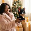 15cm Cute Chihuahua Plush Toy Squatting Small Dog Puppy Doll Brown Cream Black White Cartoon Animal Plushie Gift