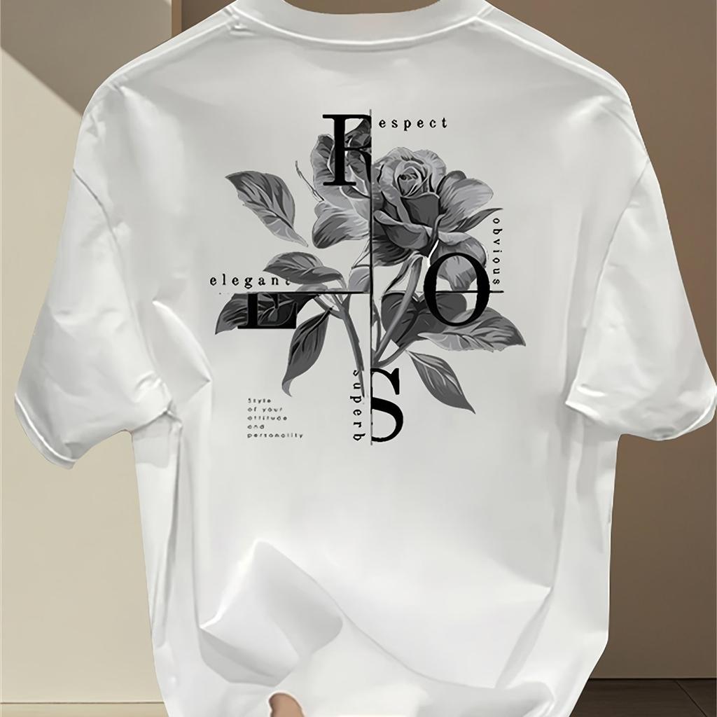 Boys Cotton T-Shirt with Headphones Music Notes Graphic Vibrant Red Casual Short Sleeve Top Breathable Summer Shirt