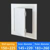 1Pc Access Panel Inspection Hole Pvc Access Doors Wall Ceiling White Hatch Cover Universal Plastic Push-Type Inspection Port