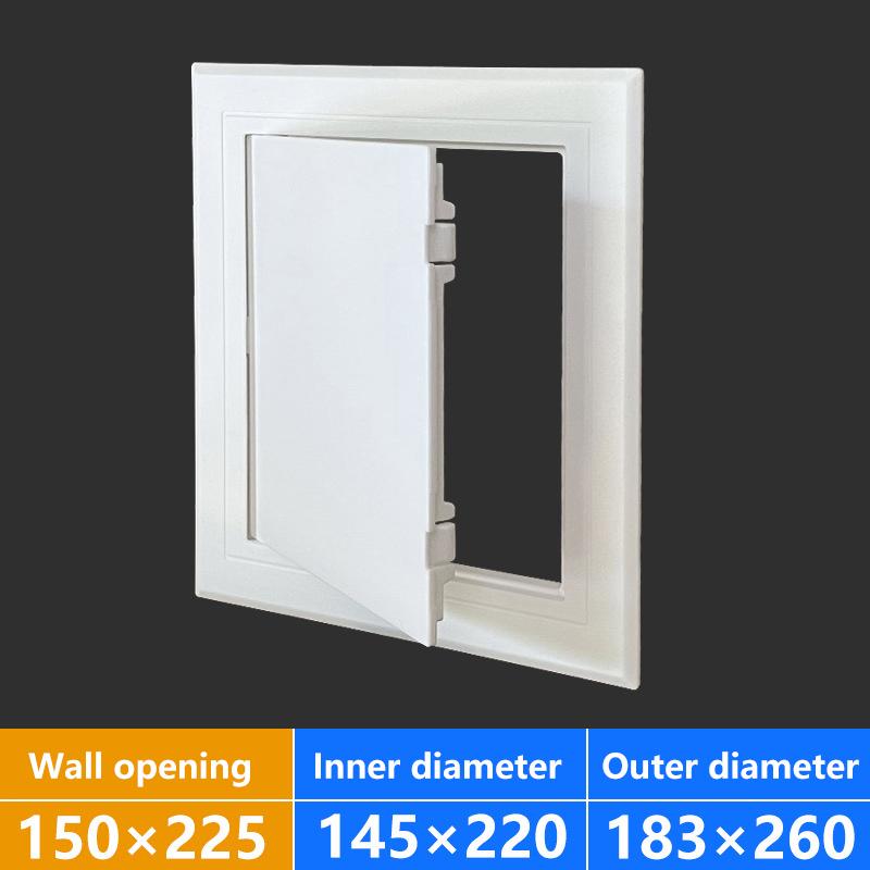 1Pc Access Panel Inspection Hole Pvc Access Doors Wall Ceiling White Hatch Cover Universal Plastic Push-Type Inspection Port