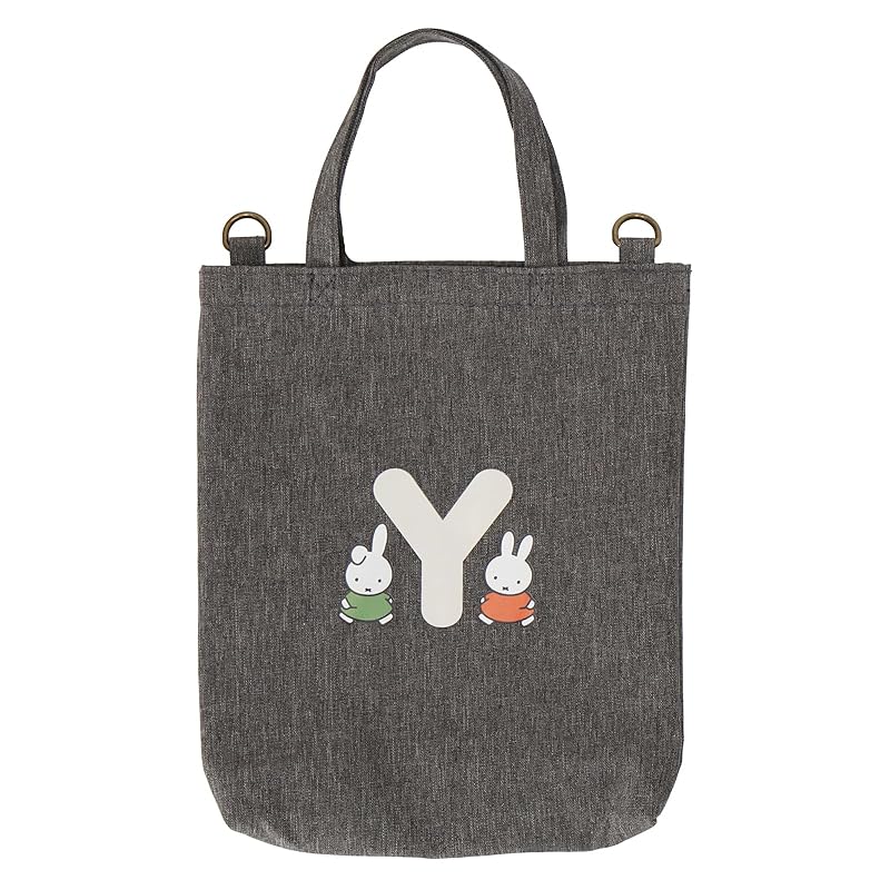 

[Miffy] ladies mini bag 30601403 mini tote bag woman initial 30601404D initial Y Gray [D] about Width 22cm x Height 24.5cm x Depth 3.5cm