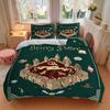 Harry Potter Magical Castle Print 3Pcs Bedding Setduvet Cover With 2 Bedropillowcase Home Birthday Gift