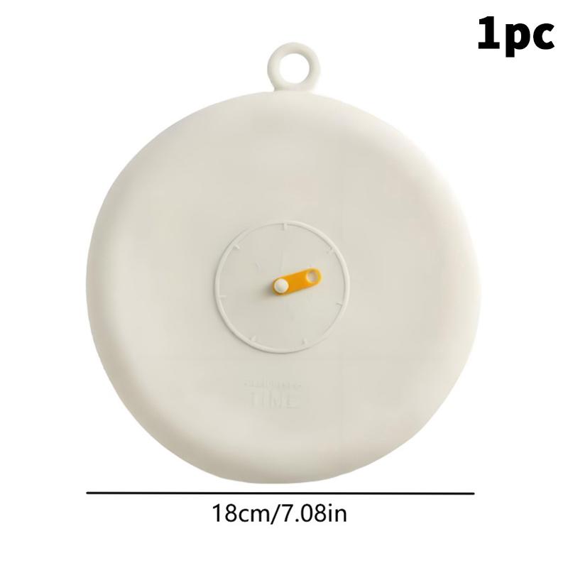 

1/3Pcs Silicone Stretch Food Covers | Reusable Eco-Friendly Lids With Pull Tab & Weekly Tracker For Bowls/Jars/Cans