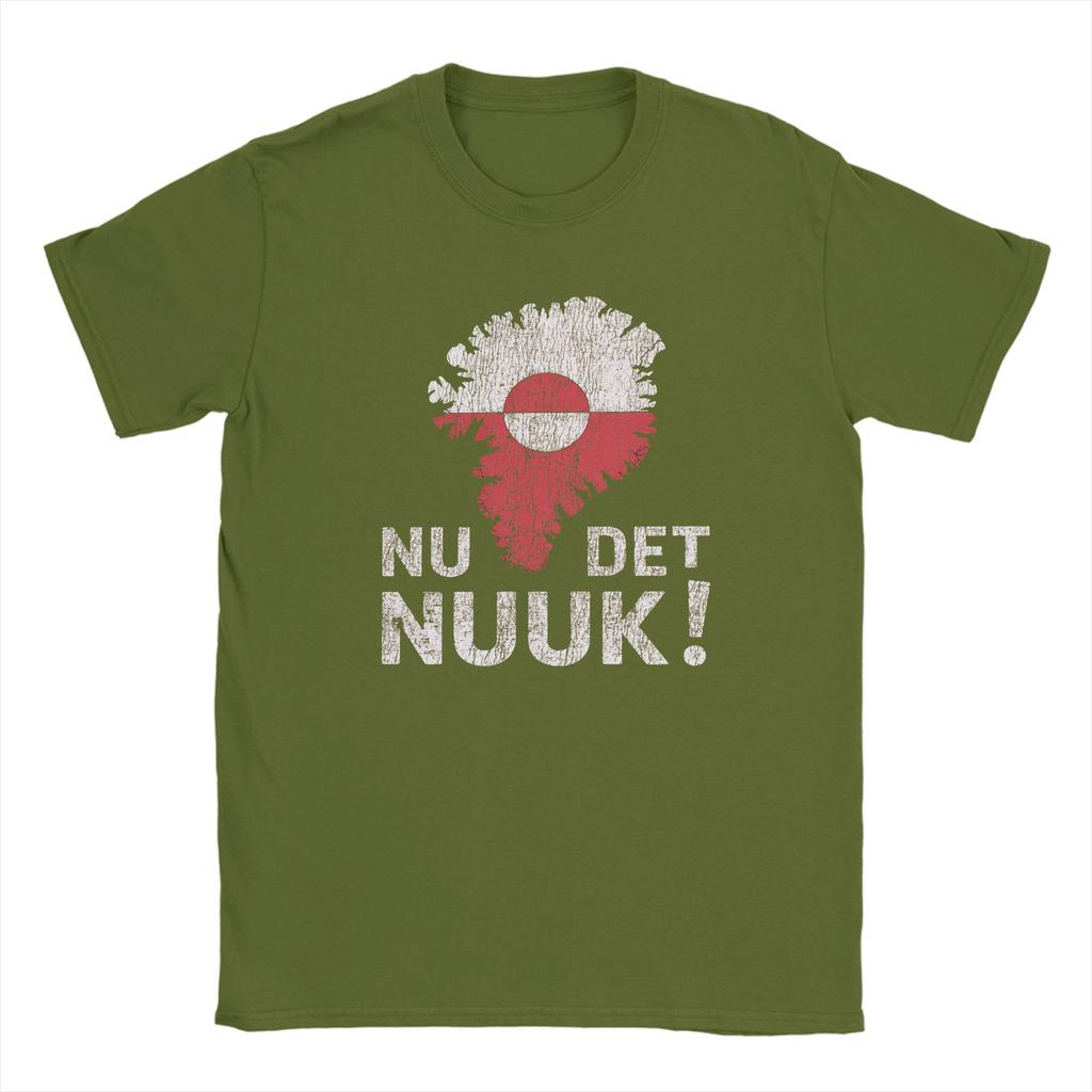 Harajuku TShirt Summer Greenland NuDetNuuk Hip Hop TShirts Cotton Tee Shirt for Men Y2K Casual Big Size Short Sleeve Tops