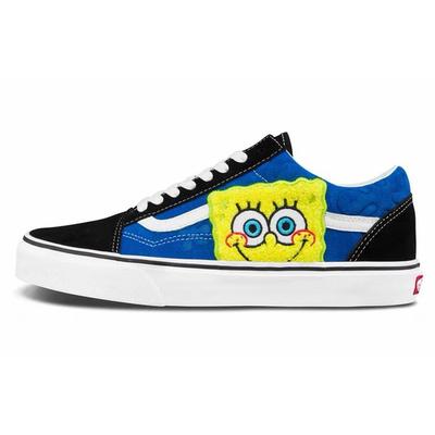 SpongeBob SquarePants x Old Skool Parche Smile Zapatillas Unisex Azul Negro VN0A38G19XD