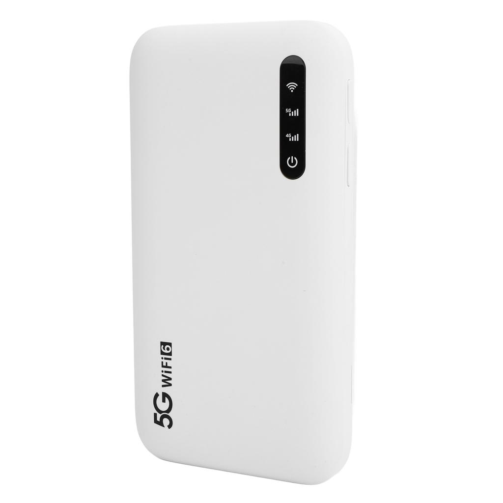 5G WiFi 6 Mobile Hotspot High Speed Support 16 Devices 6100mAh Portable WiFi Hotspot Router with SIM Card Slot for