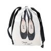 Large Capacity Ballet Shoulder Bag Canvas Mini Bag Pendant Toe Shoes Drawstring Bag  Travel
