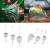1PC Durable Aquarium Small Bait Feeder Crystal Shrimp Dry Food Feeding Fishing Lure Cage Stainless Steel Aquarium Bait Feeder