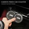 LPTJD1 2026 Car Sticker 2PCS Car Drip Coaster Carbon Fiber Anti-slip Mat For BMW X1 X2 X3 X4 X5 3 Series 5 Series F10 F15 F25 F48 F20 G