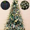 Clear Acrylic Christmas Tree Decorations Christmas Hanging Ornaments Snowflake & Icicle Hanging Decor New Year Party Decorations