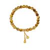 11 years of new amber streamer Maillard color stone citrine bracelet, lucky golden tiger stone bracelet, women
