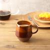 EAST table Mug Brown 375cc Ombre Made in Japan Microwave safe Dishwasher safe 411-001-02