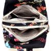 Women Butterfly Print Backpack Nylon Anti-theft Shoulder Bag Casual Daypack with Adjustable Strap Travel School Bags