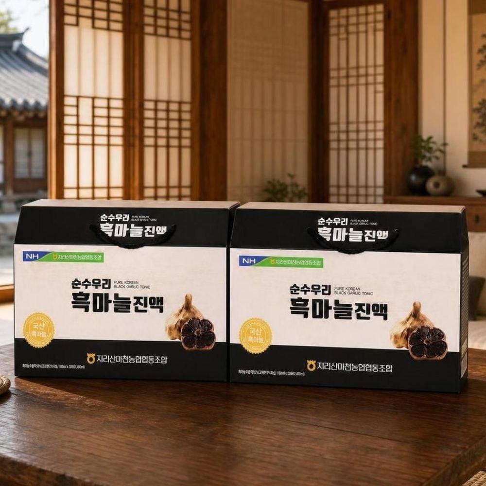 Biribon Jecheon Black Garlic Extract 30 packets (2 pcs) Black Garlic Juice 70ml (30 pcs)