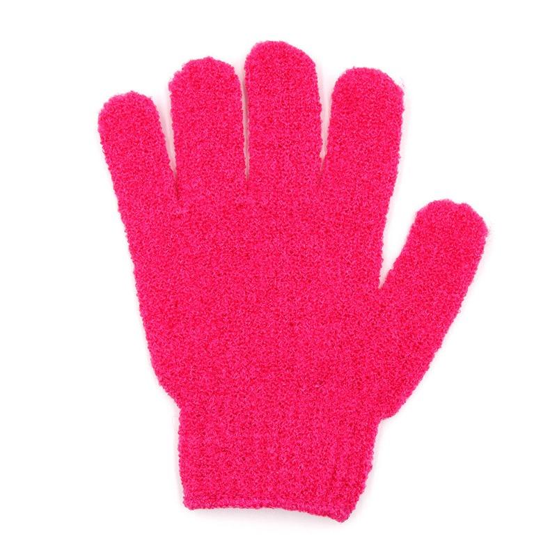 Bath Exfoliating Mitt Glove Skin Wash Spa Massage Scrub Body Scrubber Cleaner Glove