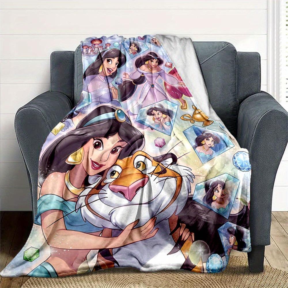 1pc, Aladdin Princess Jasmine Blanket Soft & Cozy Throw Blanket, Perfect Gift for Any Occasion, Living Room, Travel, Camping