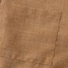 Men Stand Collar Half Placket Chest Pocket Short Sleeve Cotton Linen Shirt Solid Loose Breathable Casual Summer Blouse
